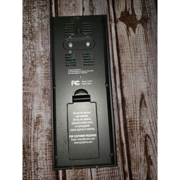 EQUITY WEATHER STATION WIRELESS OUTDOOR THERMOMETER Replacement remote 31215 - Picture 3 of 3